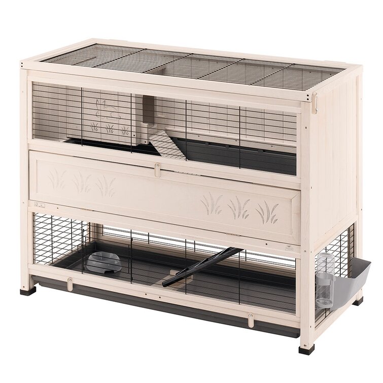 Long best sale rabbit cage